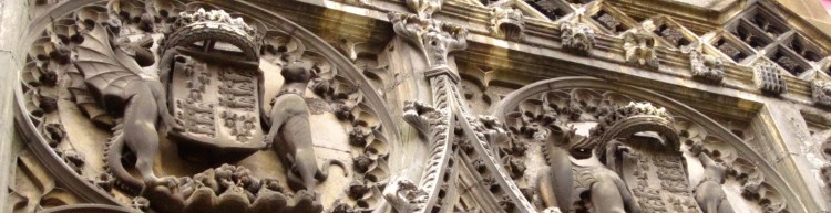 Henry VIII arms copy letter box